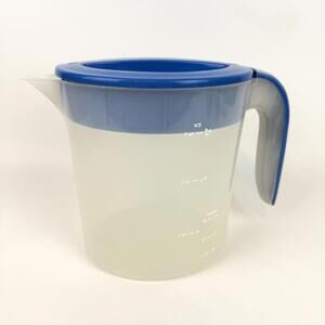 Mr. Coffee Ice Tea Maker 3 Qt Replacement Pitcher TM70 With Blue Lid